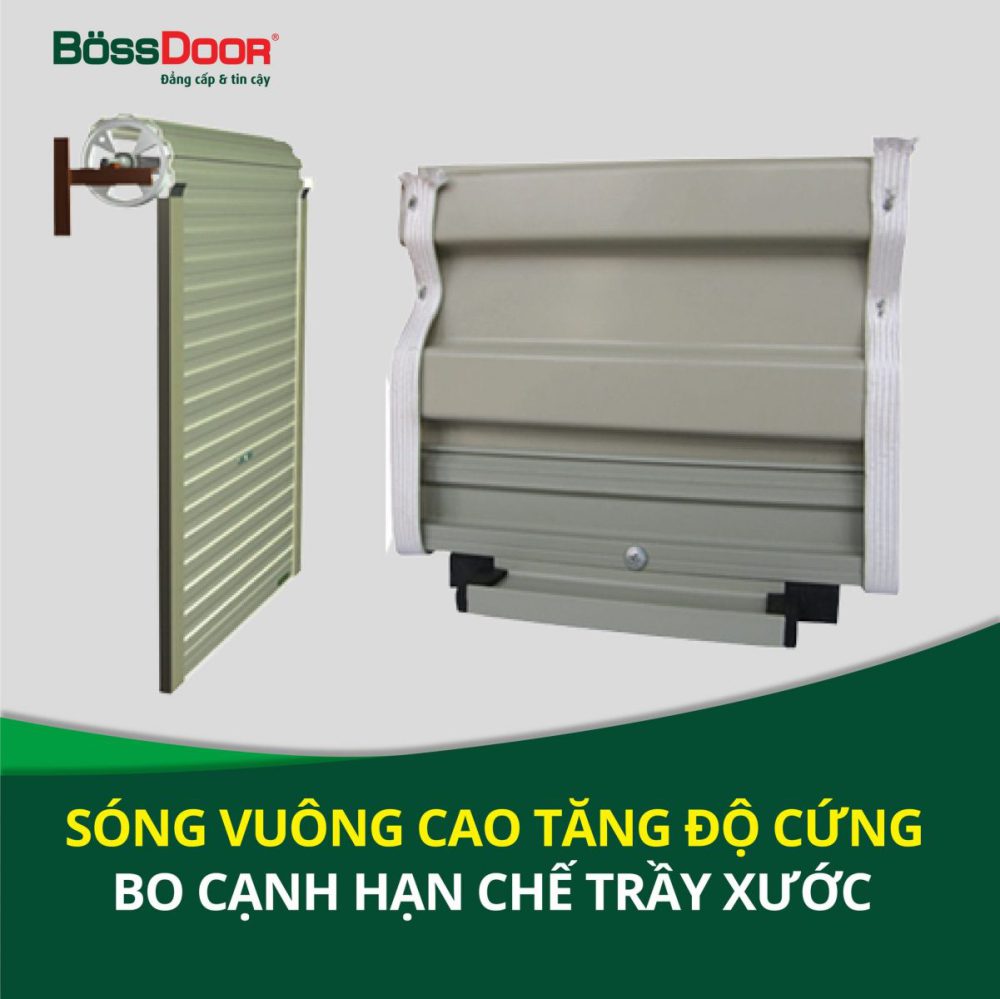 Ưu điểm cửa cuốn kéo tay BossDoor